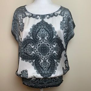 Forever 21 Scarf Dolman Sleeve Blouse